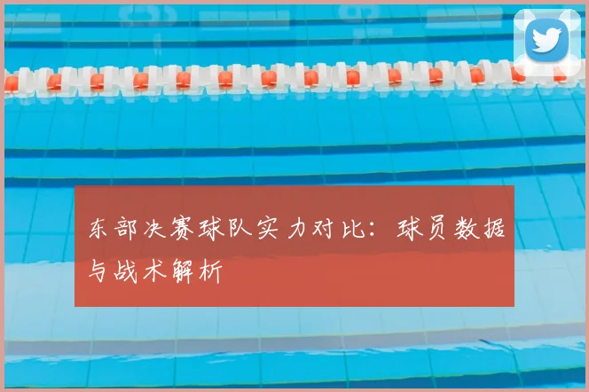 东部决赛球队实力对比：球员数据与战术解析